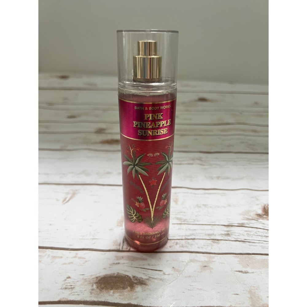 Bath & Body Works Fine Fragrance Mist Pink Pineapple Sunrise‎ Tropical 8oz